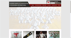 Desktop Screenshot of phoenixkaratedo.com